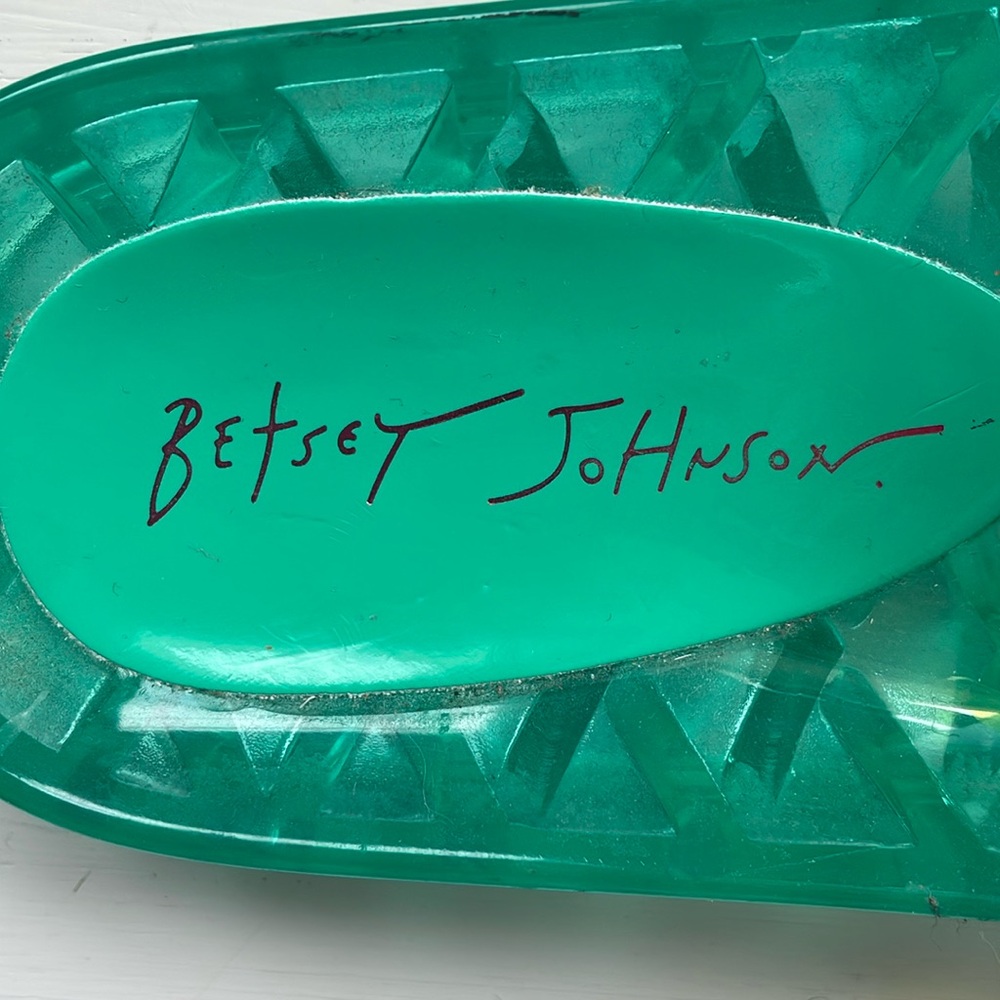 Betsey Johnson Colorful Floral Slide Sandals - Picture 7 of 7